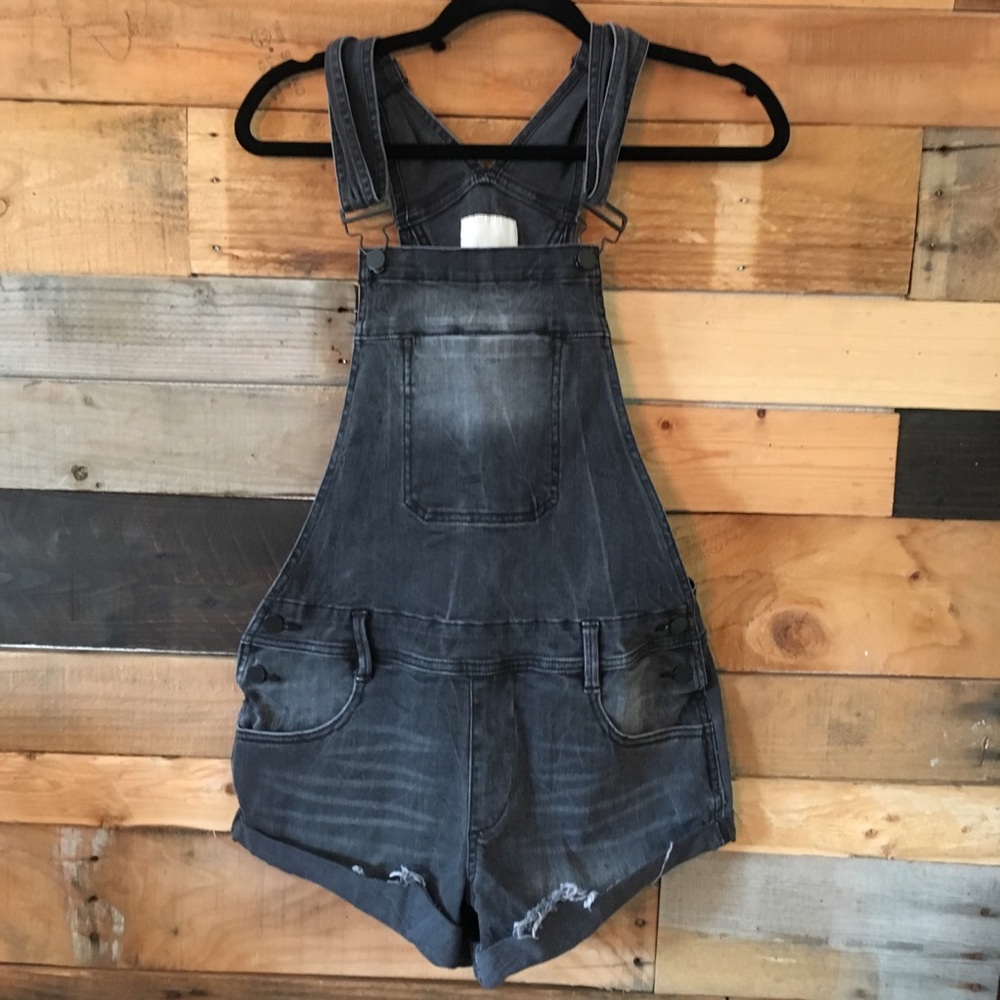 Distressed Overalls